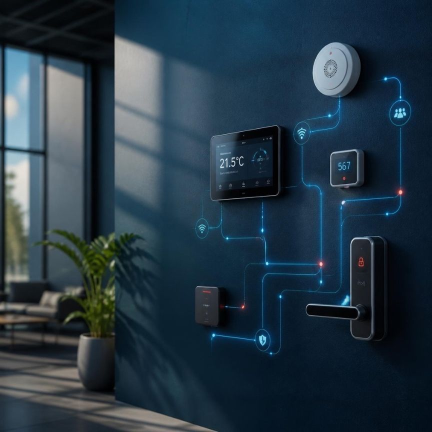 IoT products including smart sensors monitoring and connected devices
